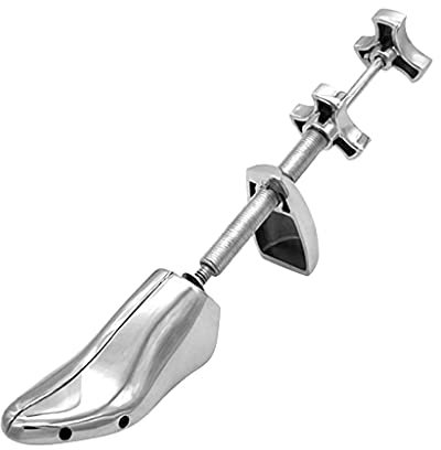 F Fityle Botas de Ensanchador de Ajustables de Metal para Mujer, Expansores, árbol Plateado, S 35-42