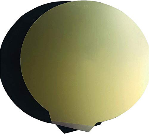 WZCXYX 3D-Drucker Runde 200/220/260/300 Federstahlblech Heizbett Aus PEI + Magnetfuß(Size:Dia 370mm)