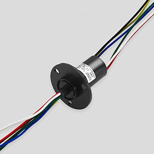 GCSLIPRING Slipring 6 Draht 10 A leitfähiger Ring Kollektor Ring rotierender elektrischer Kontakt (5A)