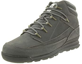 Timberland Euro Rock Water Resistant Basic, Stivali, Uomo, Dark Grey Nubuck, 45.5 EU