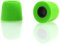 6 Packs(12 Pieces) in-Ear Monitor Replacement Memory Foam Tips 3mm Earplugs Earbud Cover for Balanced Armatured Headphone T-100(Medium, Green)