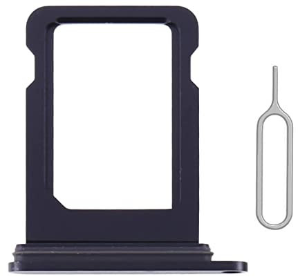 Perzework SIM-Kartenfach Halter Slot Ersatz für iPhone 13 (Mitternacht) mit wasserdichtem Gummiring und Auswurfstift (Single Sim Version)
