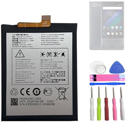 HIGHAKKU Replacement Battery TLP029C1 TLP029C7 Compatible with BlackBerry KEY2 LE BBE100-4, BBE100-5, BBE100-1, BBE100-2 with Tools