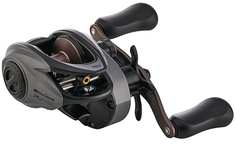 Abu Garcia Revo 5 Reel SX-HS LP-L - Baitcaster Rolle zum Spinnangeln, Raubfischrolle, Baitcasterrolle, Spinnrolle, Schwarz