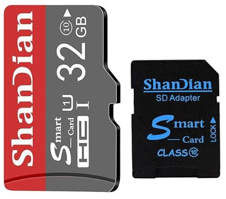 SHANDIAN - Carte mémoire Smart SD - 32 Go - Classe 10 - Micro mémoire SD - Carte SD / TF - Pour téléphone