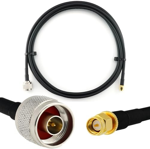 3 m N Maschio a SMA Maschio cavo coassiale — HF-240 (equivalente a LMR 240) prolunga a bassissima perdita — per LTE Antenna esterna 4G 5G 6G Modem Amplificatore GSM Router WIFI Ripetitore cellulare