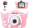 Rawrr Appareil Photo numérique pour Enfants avec écran HD de 2,0 - Double Objectif - avec Coque en Silicone Souple - pour Enfants à partir de 4, 5, 6, 7, 8 Ans - Rose