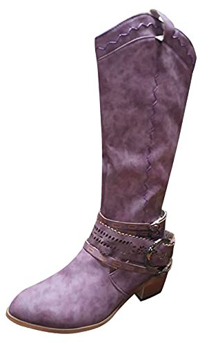 Nuovo 2024 Stivali di Natale Scarpe Stivali Cowboy Stivali Cavi Cowboy Stivali Per Le Donne Vintage Fibbia Stivali Da Donna Fuori Stivali Da Donna Per Le Donne Stivali Da Donna Stivali Da Donna 8