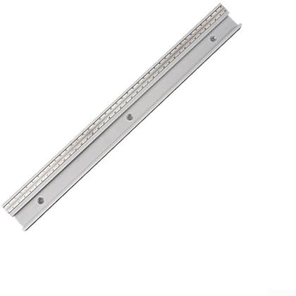 BBTISG T-Track T-Nut-Gehrungsschiene, 45 Typ, Aluminiumlegierung, T-Schiene, Schlitz, T-Schiene, Gehrungsschiene, Vorrichtung mit Löchern für Frästisch, Tischsägen (60 cm)