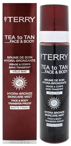 By Terry Tea To Tan Mattes Finish, für Gesicht und Körper, flüssiger Bräuner für die Hautpflege, langlebig, nicht übertragbar, 100 ml