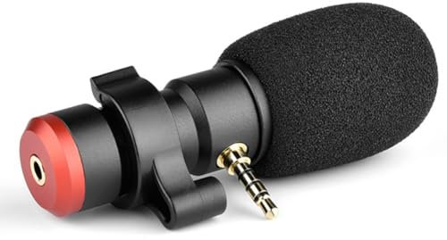 Suoumwa Plug-In-Mikrofon MIC06 Aufnahme Von Mobiltelefonen, Direkte Übertragung, Rauschunterdrückung, Kabelloses Mikrofon