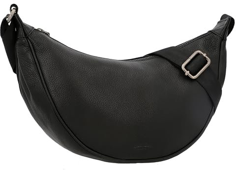 Gusti Umhängetasche Leder- Erika Handtasche Schultertasche Ledertasche Schwarz
