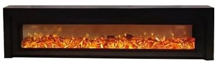 XXAD553TY Camino Supporto TV Semplice portaoggetti Bianco Display Mobile TV Camino Supporto TV in Vetro Decorazione Camino Elettrico(B1800x320x600mm1)