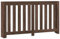 vidaXL Radiator Cover Shelf - Brown Oak Engineered Wood, Slatted Design, 149 x 20 x 82 cm, Living Room Decor