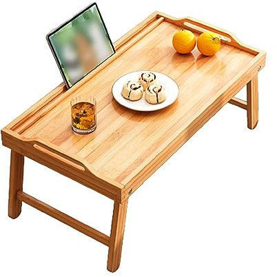 Tavolo giapponese Tatami pieghevole basso quadrato – marrone, 40 x 30 x 20 cm, ideale per camera da letto e davanzale – salvaspazio ed elegante