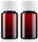 Pill pots with Medicap Lids – Plastic Refillable, Reusable, Travel-Sized Child Safety Medicine Bottles, UV Protection, Ideal for Liquids, Tinctures & Medicine Storage 25ml – Pack of 2