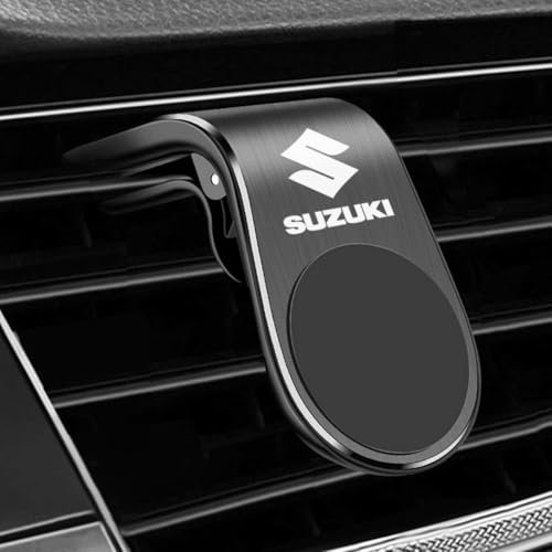 Support Telephone Voiture Magnetique pour Suzuki Xbee 2017-, Aimanté Aimant Accroche Smartphone Voiture Grille Aération Téléphone Voiture,Black