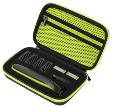YINKECASE Tasche Kompatibel für O Blade QP2530/30, QP2630/30, QP2520/30 | Harte Eva Reisetasche, Kompatibel mit OneBlade QP2520/65 360, Mit Schutzschwamm, Grün One pc