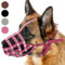 CollarDirect Dog Muzzle German Shepherd Dalmatian Doberman Setter Leather Basket Medium Large Breeds (Pink, Large)