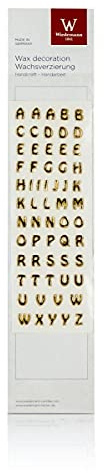Wiedemann Buchstaben-Set A-Z Basic 8mm (Gold)