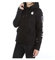 Carhartt Damen Relaxed Fit, mittelschweres Sweatshirt mit Logo-Grafik auf dem Ärmel, Schwarz, M