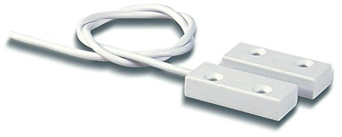 Hiltron Kontakte Reed für Fenster und Türen, L x H x P: 17 x 10 x 43 mm, Bianco, 1