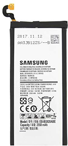 Interner Akku kompatibel für Samsung Galaxy S6 Edge G925 G925F SM EB-BG925ABE EB-BG925ABA Jahr 2018 Ersatzteil für Handy
