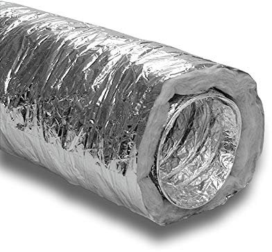 Isolierter Aluminium Flexschlauch Lüftungsschlauch Serie KAD3 10 m lang System Ø 125