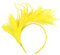 carol -1 1920s Damen Stirnband Feder Flapper Haarband Gatsby Accessoires Retro Haarreif Feder Fascinator Damen Gatsby Cocktail Party Fasching Kostüm Accessoires