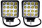 BeiLan Arbeitslichtleiste, LED-Scheinwerfer Auto-Off-Road-Licht Hilfslichter mit 48W LED-Lichtleiste für LKW, Pickup, Auto, ATV (2 Stück)