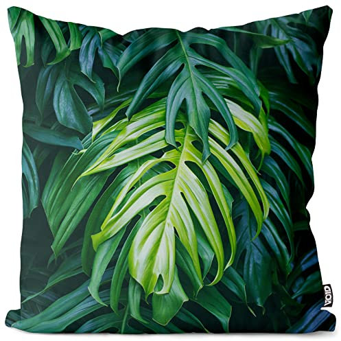 VOID Palme Tropen Polyester Kissenbezug Kissenhülle Outdoor Indoor Südsee, Kissen Größe:50 x 50 cm
