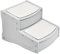 Pet Gear Easy Step II Extrabreite Haustiertreppe, 2 Stufen/für Katzen und Hunde bis zu 100kg, Essential Grey