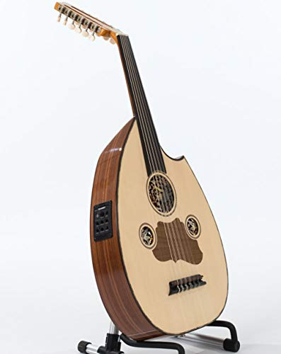 Elektrische Oud Cutaway Halbakustische Oud