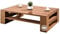 sunnypillow Palettenmöbel Europaletten Indoor und Outdoor Lounge Gartenmöbel Holz Gartenmöbel Set Lounge Möbel Terrasse Balkon Loft Stil Paletten | Eiche Couchtisch 80 x 80 cm Höhe : 40 cm