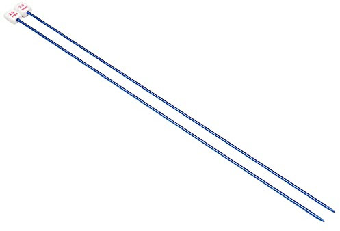 Coopay Stricknadeln 2,0 mm, 35 cm Lang Stricknadel aus Metall für Professionelle Stricker, Leichte Aluminium Stricknadeln für Arthritische Hände, Lange Nadeln für Pullover, Decken, Große Projekte