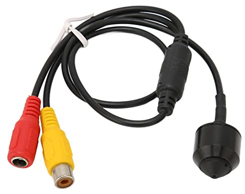 Zunate Mini Telecamera Analogica 4mm, Mini Telecamera di Sicurezza Multifunzionale 700TVL, Plug And Play, Telecamera di Sicurezza