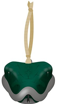 Half Moon Bay - Harry Potter Slytherin Weihnachtsanhänger - Geschenkanhänger, 12 cm, Keramik, Weihnachtsdekoration, DECHP61