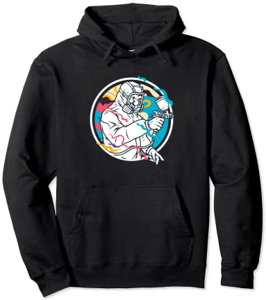 Painter Paint Gun I Vehicle Painter Lacquer Painter Pullover Hoodie