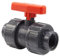 PVC-Kugelhahn mit Innengewinde I 1 x 1 I Verschraubung für Verbindungsstücke mit AG I Absperrhahn 2-Wege I PVC-Rohrverbinder I Kugelschieber für Pool- und Teichbau I bm029