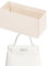 XYJG Seide Handtasche Einsatz Organisator für Hermes Kelly Pochette/Mini/20/25/28/32/35/40 Taschen, Luxuriöser Tasche Tote Einsatz, Behalten Sie die Form der Tasche bei(KL25,Craie)