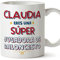 MUGFFINS Tazas Personalizadas para JUGADORA DE BALONCESTO mujer - En Español - Eres Súper - 11 oz / 330 ml - Regalo Personalizable original y divertido
