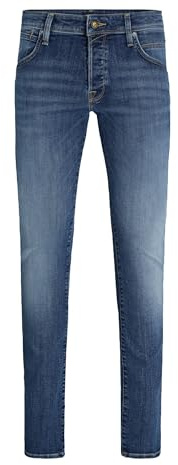 JACK & JONES Herren Jeans JJIGLENN JJFOX 50SPS CB 036 - Slim Fit Blau Blue Denim