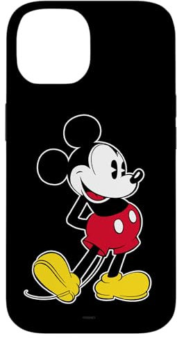 iPhone 14 Disney Mickey Mouse Classic Pose Black Case