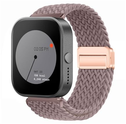 KUWAI Nylonarmband für Nothing Watch Pro - Geflochten Magnetische Armbänder CMF by Nothing für Damen und Herren (A)