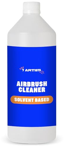 7 Artists Airbrush Cleaner 1000 ml Limpiador Aerografo| Limpiador de Aerografos | Aerografo Limpiador | Limpieza Aerografo | Airbrush Cleaning | Limpiador de Aerografo | Limpieza Pintura Aerografo