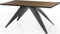 WFL GROUP Esstisch Vance im Modern Still, Rechteckig Tisch - Ausziehbar von 140 cm bis 240 cm, Pulverbeschichtete Schwarzen Metallbeine - 140 x 80 cm - Lefkas Eiche