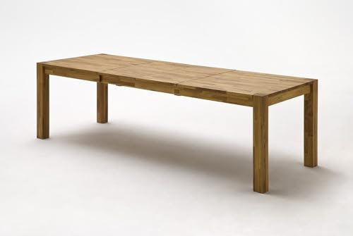 möbelando Esstisch >Peter< in Wildeiche massiv, Massivholz - 200x77x100cm (BxHxT)