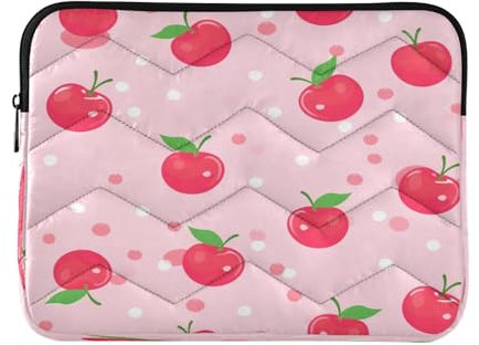Small Cherry Housse pour ordinateur portable de 13 à 14 pouces, mallette de transport pour tablette