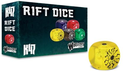 Konflikt '47 Rift Dice by Warlord Games (Yellow)