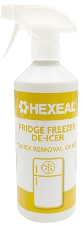 Hexeal Freezer De-Icer 500ml Spray - Removes Frost & Prevents Ice Build-Up | Quick Removal of Frost & Ice for Fridges & Freezers, Increases Efficiency
